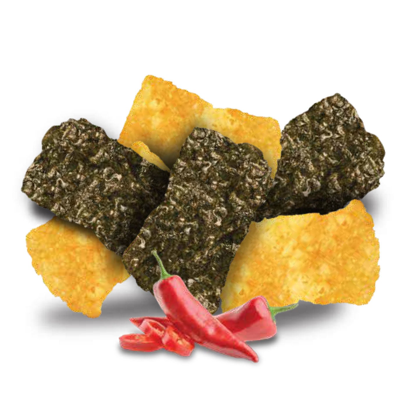 Nora Seaweed Snacks Tempura Spicy Flavor Strips