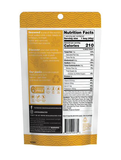 Nora Snacks Sweet Chili Sauce Tempura 6-Pack