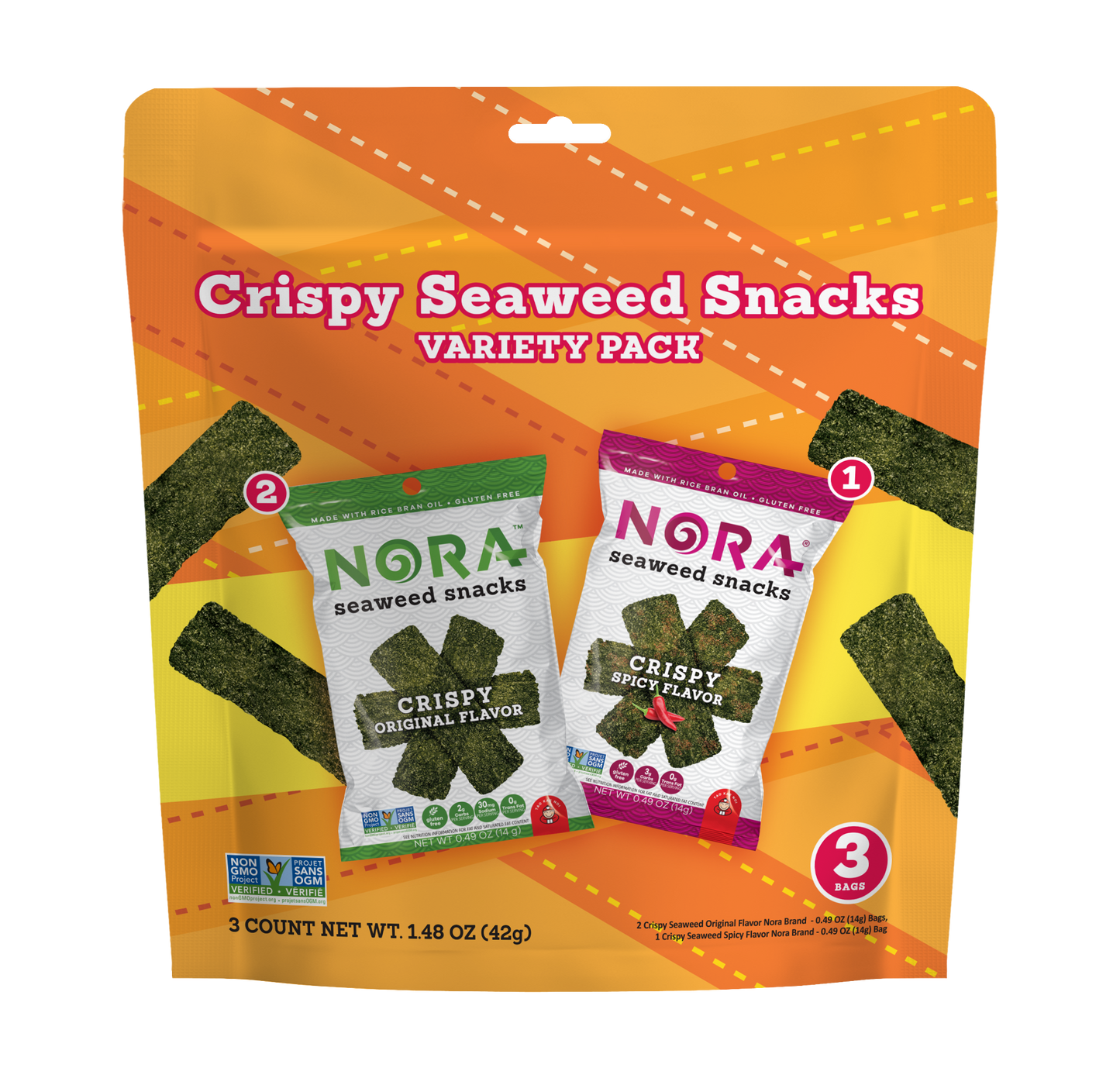 Nora Snacks Mini Variety 3-Pack