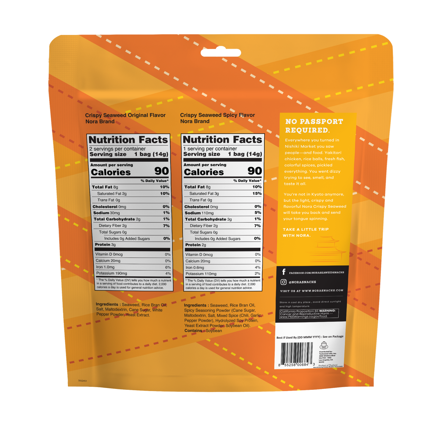Nora Snacks Mini Variety 3-Pack