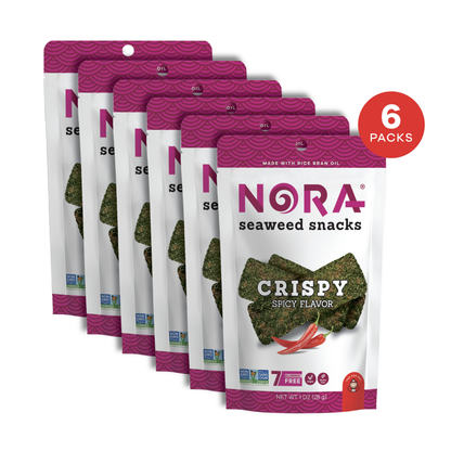Nora Snacks Spicy Crispy 6-Pack