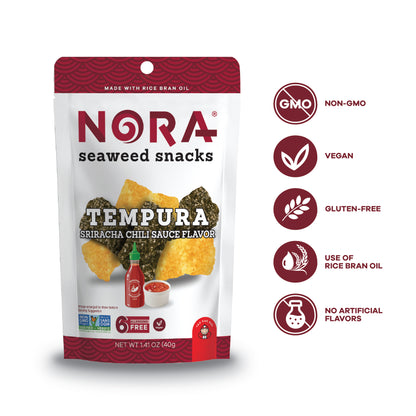 Nora Snacks Sriracha Sauce Tempura 6-Pack