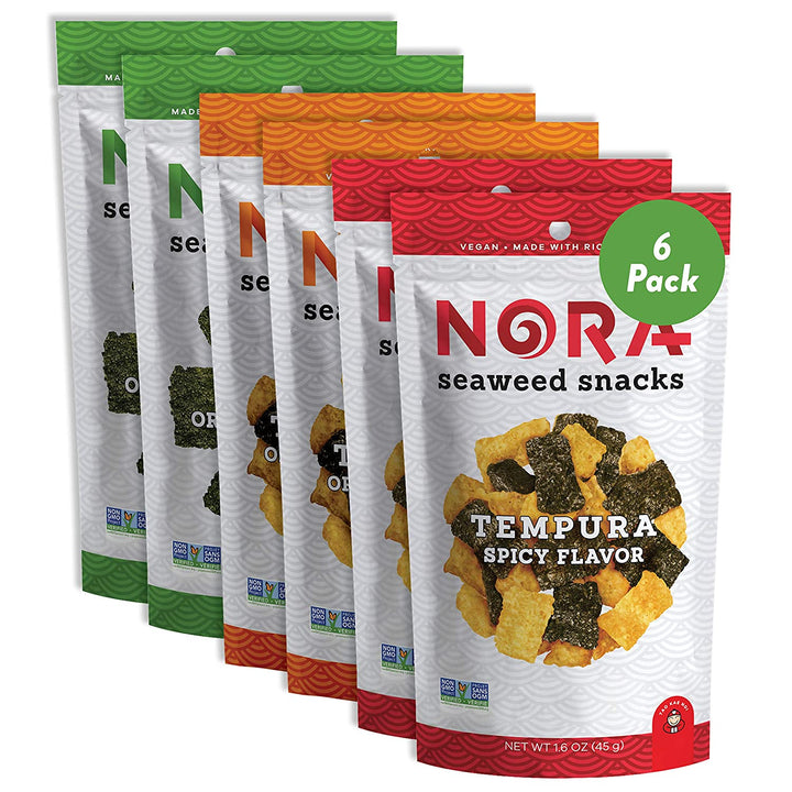 Nora Snacks Taster's Variety 6-Pack