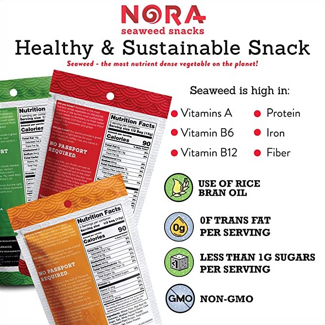Nora Snacks Taster's Variety 6-Pack