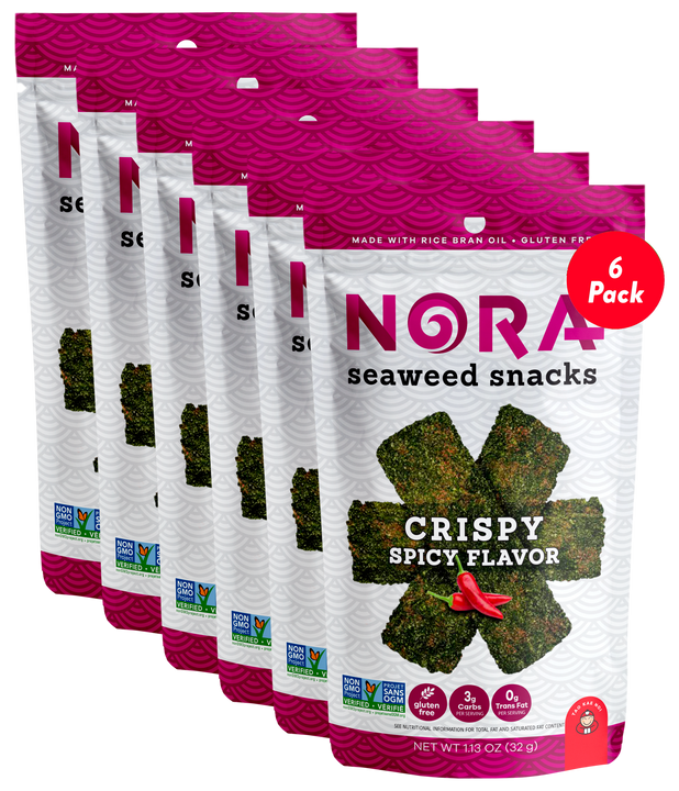 Nora Snacks Spicy Crispy 6-Pack