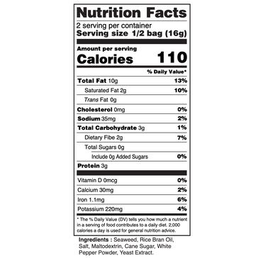 Nora Snacks Original Crispy 6-Pack
