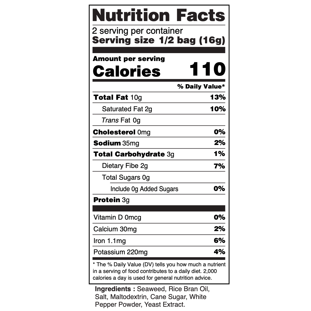 Nora Snacks Original Crispy 6-Pack