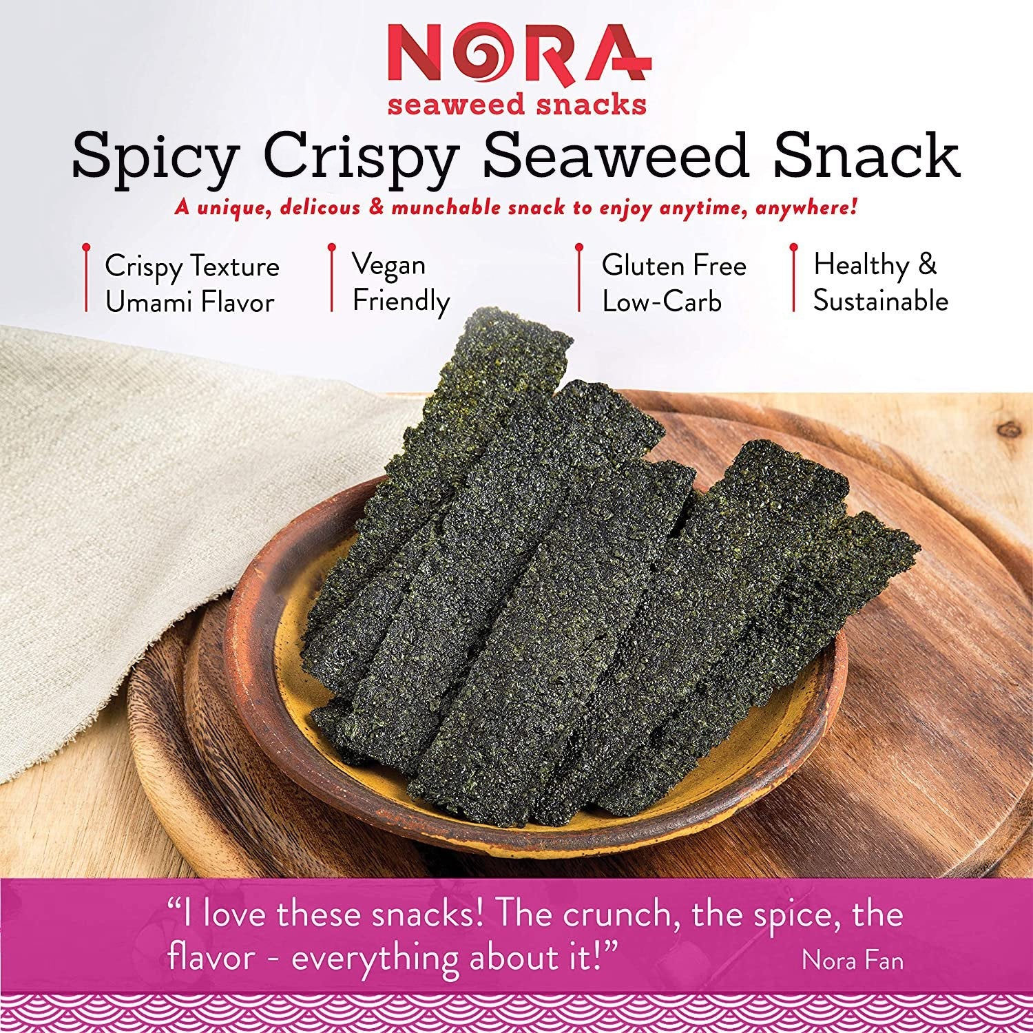 Alghe nori spicy snack o per condimento 12g
