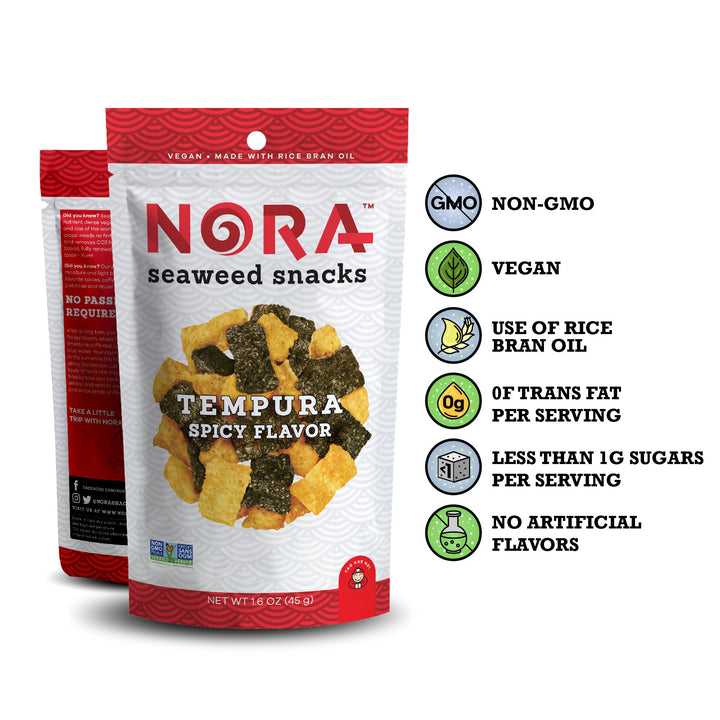 Nora Snacks Spicy Tempura 6-Pack